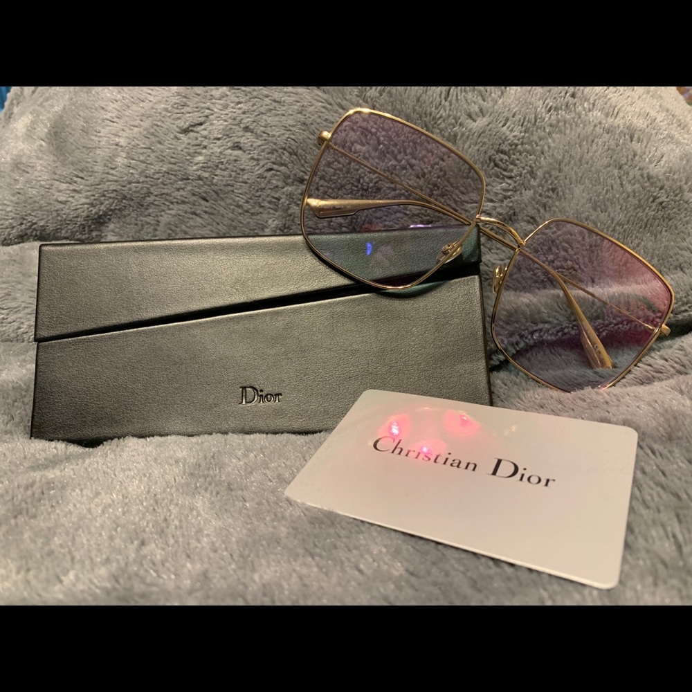 Dior DIORSTELLAIRE1 Pink Square sunglasses - Picture 2 of 5